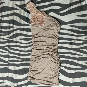 One shoulder dress